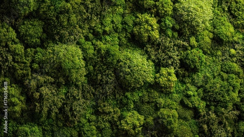 Lush green moss wall texture (1)