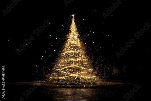 christmas tree with lights