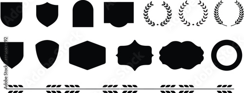 Laurel Wreath, Shield, Wing & Ribbon Vector Set - Heraldry, Awards, Logos & Branding Elements