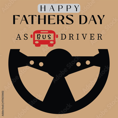 Happy fathers Day, vector and eps file
