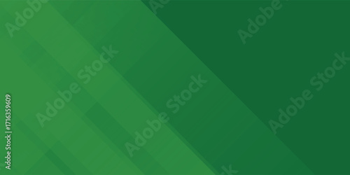 Green gradient background. Template for postcards, invitations modern
