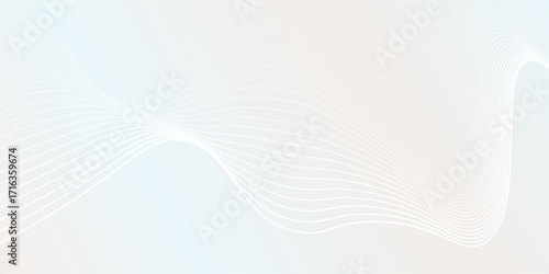Premium abstract background design with white line pattern luxury pastel colour. Abstract horizontal vector template art