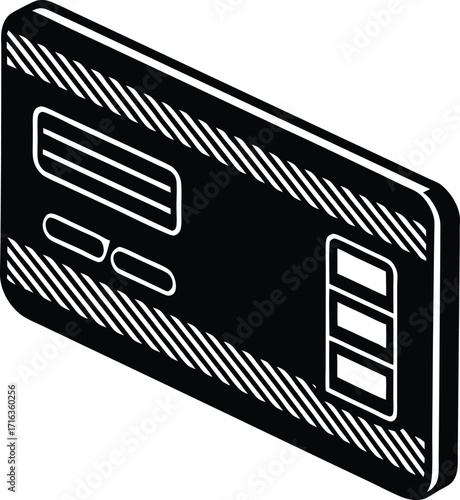 Vector clapper board icon for online business concept