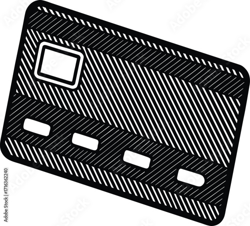 Vector illustration of old paper objects, including a bag and plane, with a clothespin and skateboard isolated on a white background