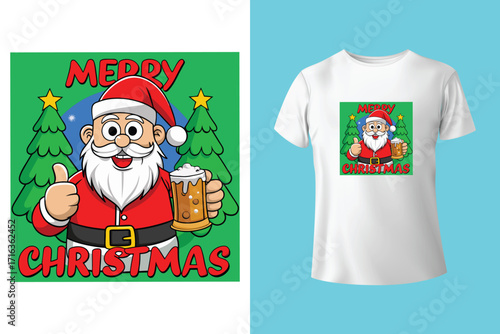 nurse christmas t shirt design.