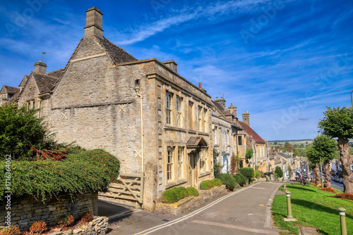 The historic town of Burford in the southern Cotswolds region, is in west Oxfordshire, and is a famous for its well-preserved old stone buildings 