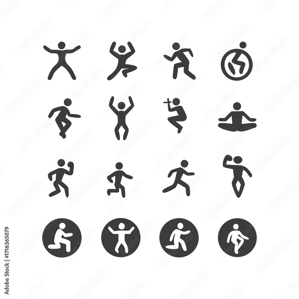 Naklejka premium set of sports icons