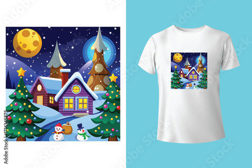 nurse christmas t shirt design.