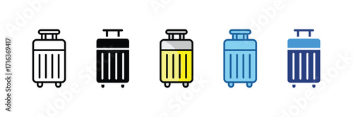Suitcase  Icon Element For Design