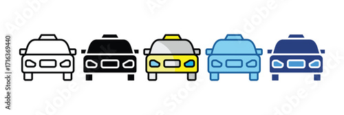Taxi  Icon Element For Design