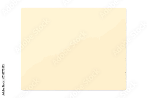 Ecru gradient background with eggshell texture. Pastel light beige vector design with a modern dotted pattern. Abstract paper texture for wallpaper, backdrop or surface.
