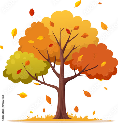autumn tree background