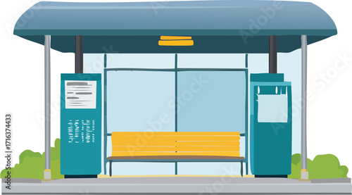 vector illustration of an empty parking garage