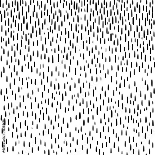 A dense pattern of black vertical dashes scattered across a white background creating a textured effect look