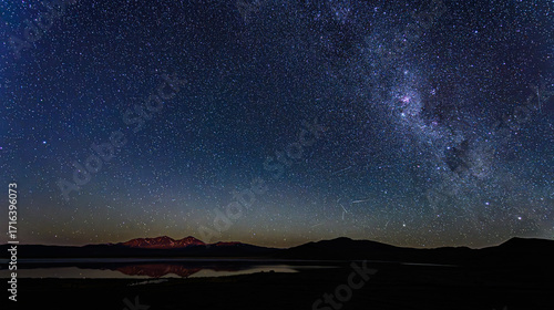 voie lactée au dessus de la laguna santa rosa