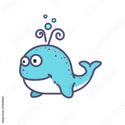 the image displays the a Whale Icon .