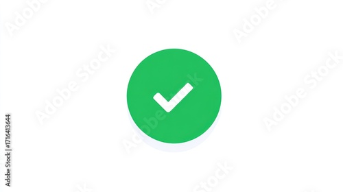 Free Download Modern green checkmark symbol on white, flat vector style. Simple, clean design representing approval and success. - GFXLoad