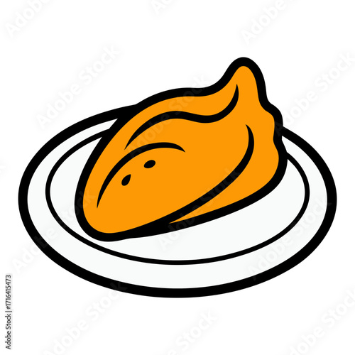 teriyaki chicken fillet icon