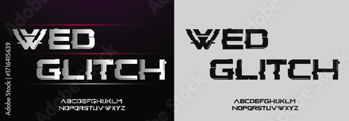Technology science font, digital cyber alphabet made future space design, Latin lowercase letters A, B, C, D, E, F, G, H, I, J, K, L, M, N, O, P, Q, R, S, T, U, V, W, X, Y, Z and Arab numerals