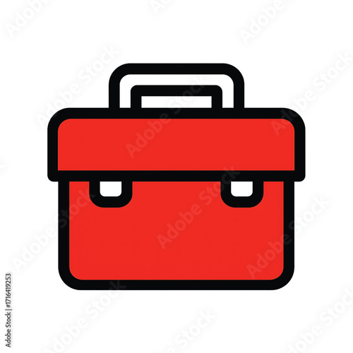 Classic Red Toolbox Icon
