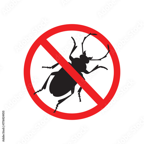 Insect prohibition symbol