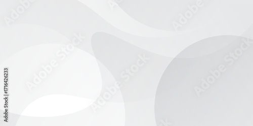 Minimalist White and Gray Geometric Abstract Background