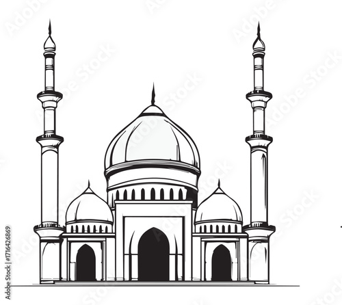 ancient mosque building
