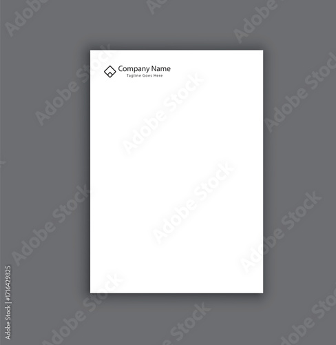 corporate modern letterhead design template. creative modern letterhead design template for your business. letterhead, letterhead, simple minimal letterhead design.