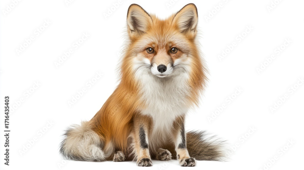 Naklejka premium Red fox portrait
