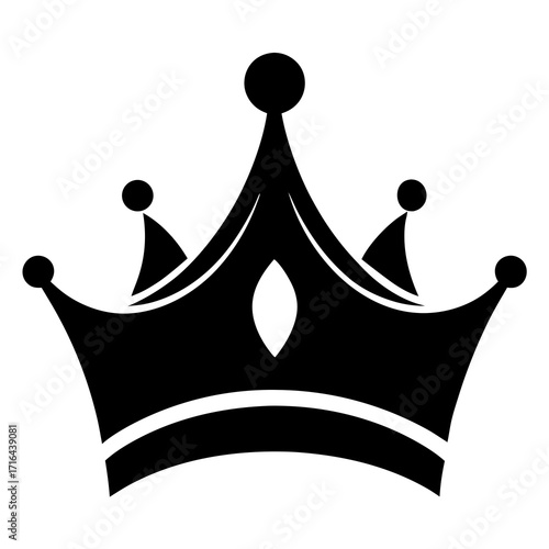 set of black crowns