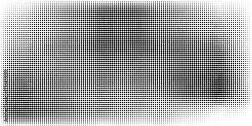 Abstract Halftone Pattern with High-Contrast Dotted Texture Background