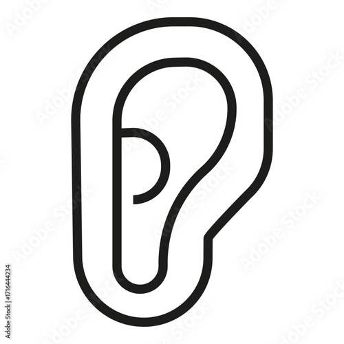 hearing vector icon