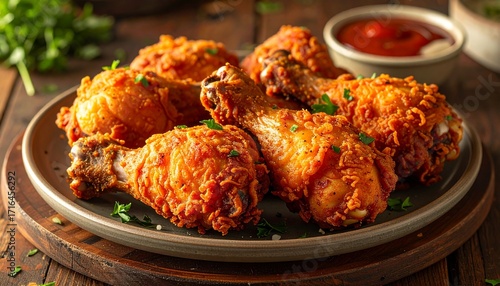 Saftig gebratene Hähnchen-Drumsticks