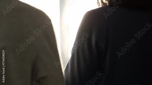 Woman speaking indoors