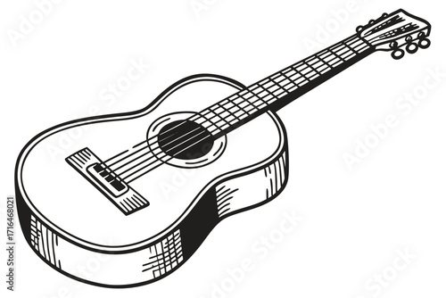 electric guitar isolated on white