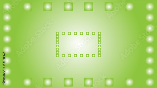 filmy abstract green background with stars