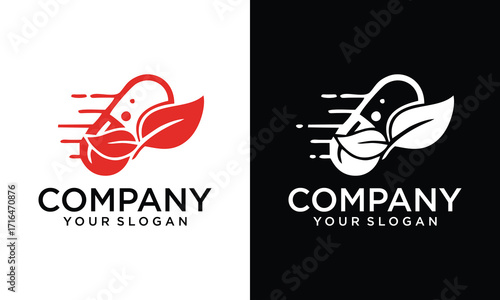 Creative herb medicine icon, natural organic supplements, biologically active additive, thin line symbol on white background - editable stroke vector illustration