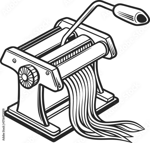 The image features a vector illustration of a construction excavator and a hammer with an abstract background
