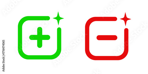 Generate AI Icon. Artificial Intelligence Icons Set. Editable Vector Illustration.