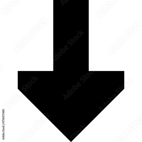 the image displays the Arrow Down icon .