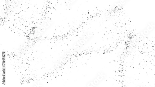 Abstract grunge texture effect, scratch and dust particle grain on white background. Abstract texture on white background, dirt overlay or screen effect use for grunge background. 