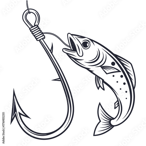 Flask Line Art Classic Container Design for Spirits and More