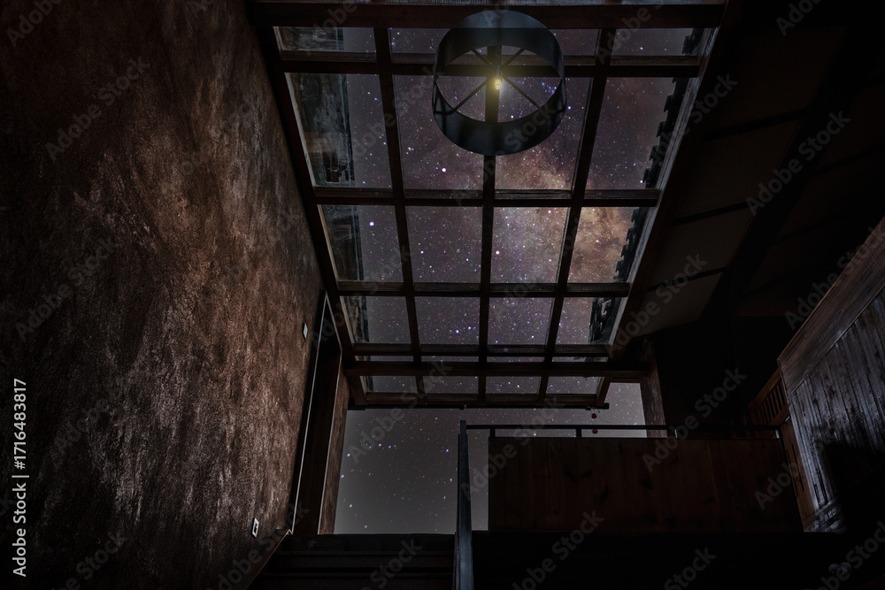 Fototapeta premium night starry sky