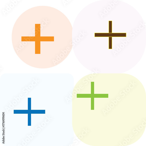 plus or add icon design for your business