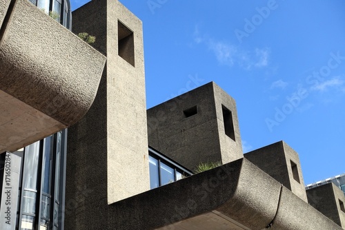 Photography The Barbican Estate in the City of London showcases features of Brutalist architecture