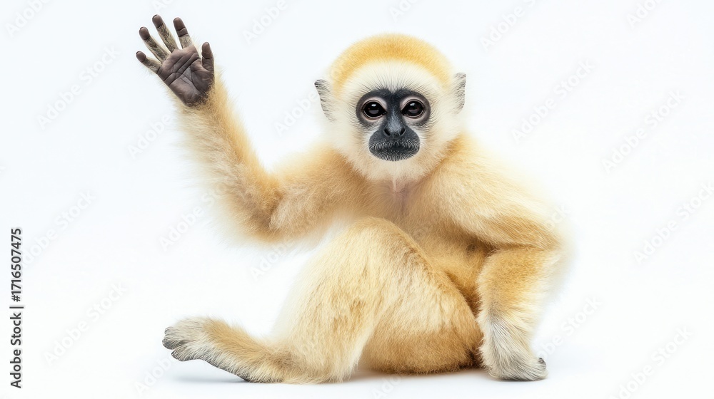 Obraz premium Infant baboon gesture