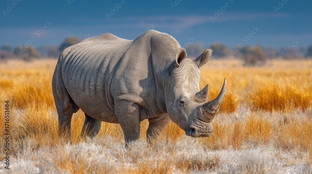 Obraz premium Rhinoceros in the wild