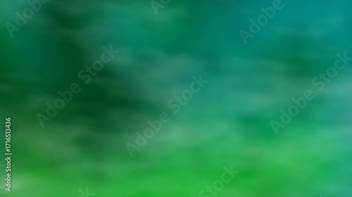 Earth smoke background with soft green and blue gradient creates a natural smoky atmosphere