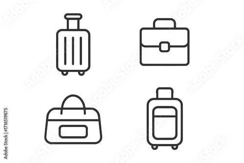 Minimalistic thin van icon with ice cream symbol for web and graphic design, apps, banners, social network, cards, vector cartoon illustration with transparent background