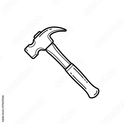 hammer isolated on white